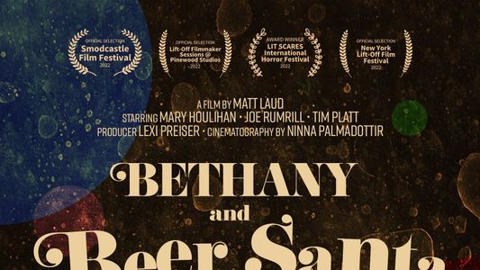 Image Bethany and Beer Santa