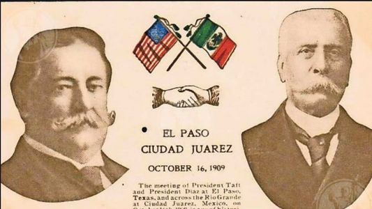 Image The Meeting of President Taft and President Díaz at El Paso, Texas