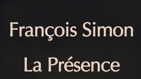 François Simon : la présence 1986