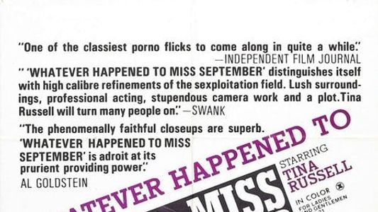 Whatever Happened to Miss September?