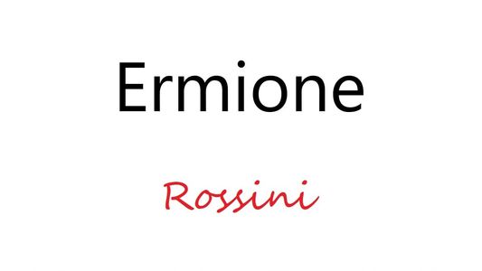 Ermione - Rossini