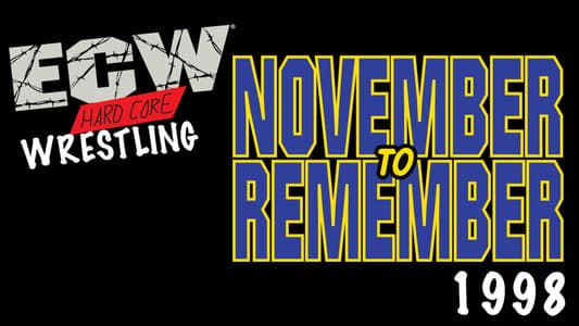 Image ECW November To Remember 1998