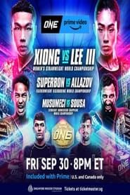 ONE on Prime Video 2: Xiong vs. Lee III series tv