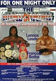 Lennox Lewis vs. Francois Botha 2000 streaming