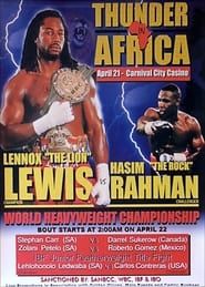Lennox Lewis vs. Hasim Rahman series tv