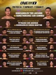 watch ONE Friday Fights 6: Gingsanglek vs. Kongthoranee