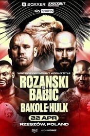 Lukasz Rozanski vs. Alen Babic 2023 streaming