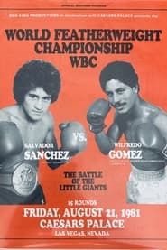 Salvador Sanchez vs. Wilfredo Gomez series tv