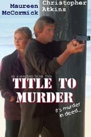Image Title to Murder 2001