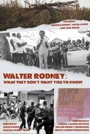 Walter Rodney: What They Don’t Want You to Know  streaming