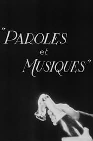 Paroles et musiques (1930)