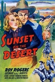 Affiche de Sunset on the Desert