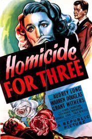 Homicide for Three 1948 streaming