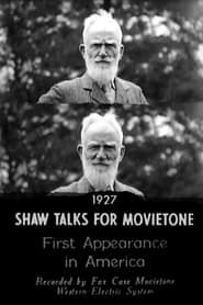 Shaw Talks for Movietone News-hd