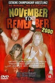 ECW November to Remember 2000 2000 streaming