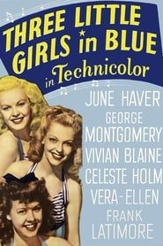 Image Three Little Girls in Blue 1946
