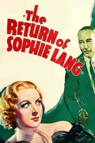 The Return of Sophie Lang series tv
