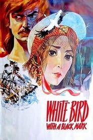 L'oiseau blanc marqué de noir-hd