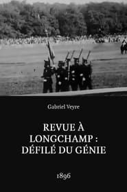 Image Revue à Longchamp : défilé du Génie 1898