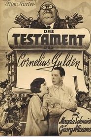 The Testament of Cornelius Gulden (1932)