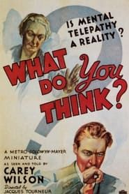 What Do You Think? 1937 streaming