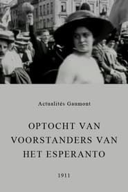 Optocht van voorstanders van het Esperanto (1911)