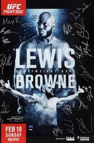 Affiche de UFC Fight Night 105: Lewis vs. Browne