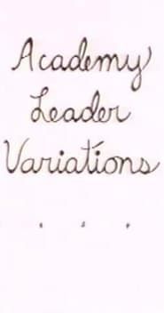 Academy Leader Variations series tv