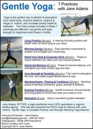 Image Gentle Yoga: 7 Practices with Jane Adams