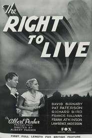 The Right to Live (1933)