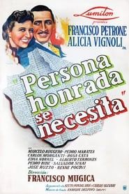 Persona honrada se necesita (1941)