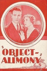 Object: Alimony series tv