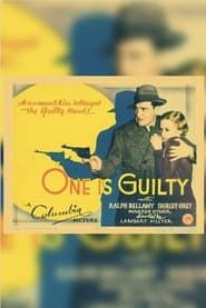 Image One Is Guilty 1934