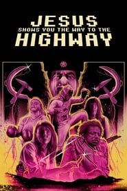 Affiche de Jesus shows you the way to the highway