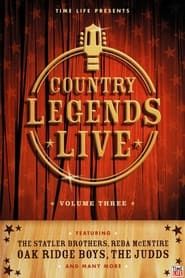 Time-Life: Country Legends Live, Vol. 3-hd