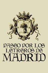 Paseo por los letreros de Madrid series tv