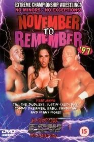 ECW November To Remember 1997 series tv