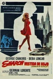 Sharon vestida de rojo series tv