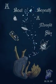 Image A Boat, Beneath A Moonlit Sky