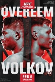 UFC Fight Night 184: Overeem vs. Volkov 2021 streaming
