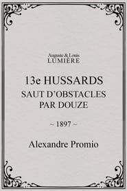 Image 13e hussards : saut d’obstacles par douze 1897