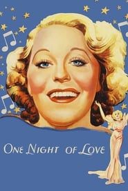 One Night of Love 1934 streaming