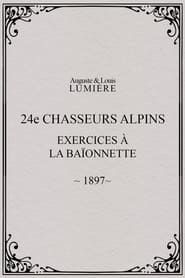 Image 24ème chasseurs alpins : exercices à la baïonnette 1897