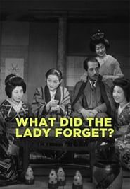 What Did the Lady Forget? series tv